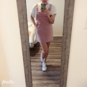 Mauve Overall Dress